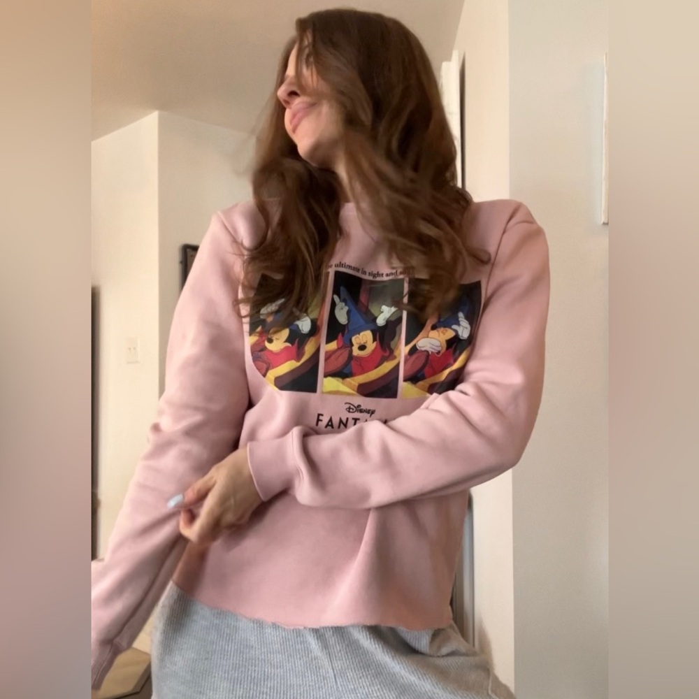 Disney Fantasia Pink Sweatshirt